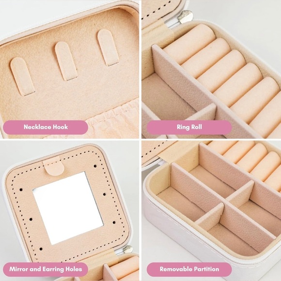 NEW IN BOX Jewelry Organizer Box - D Initial - Picture 4 of 6